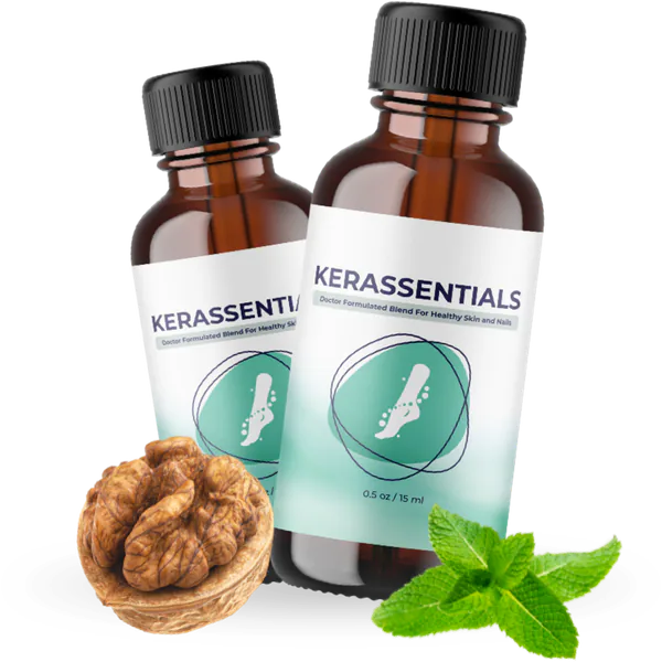 Kerassentials product bottle presentation