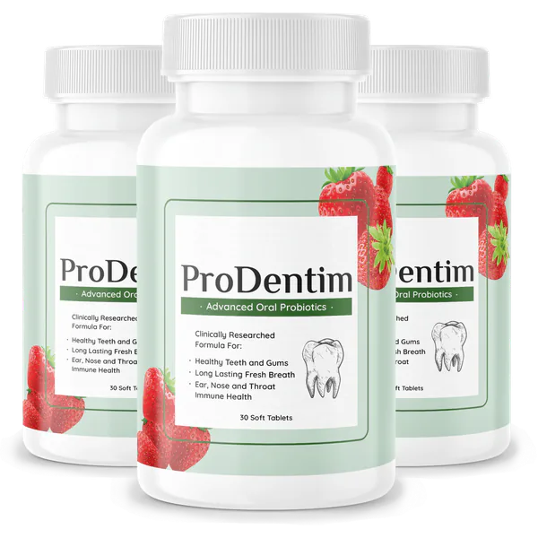 ProDentim product bottle presentation